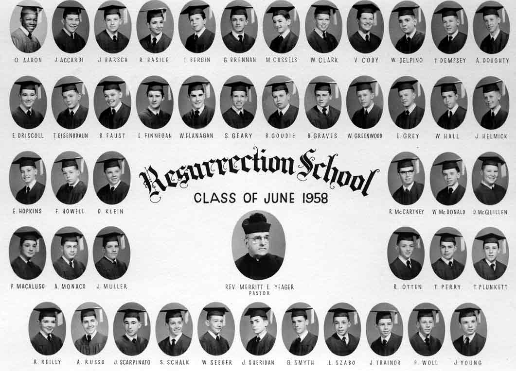 Resurrection Class of June 1958 - Boys